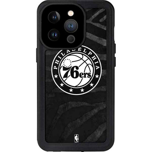 NBA Philadelphia 76ers Animal Print iPhone 15 Pro Waterproof Case